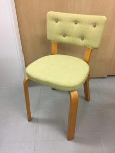 Alvar Aalto 椅子 No.63 生地張り替え修理