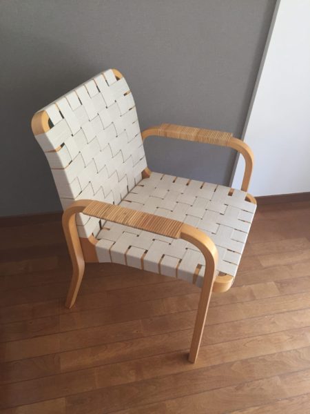 ＊ Arm Chair No.45 / artek （アルテック社） / design : Alvar Aalto（アルヴァ・アアルト）/ [case.2]