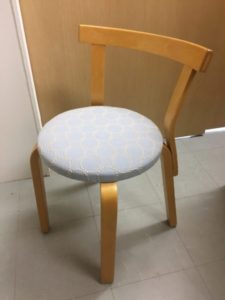 Alvar Aalto 椅子 No.68 生地張り替え修理